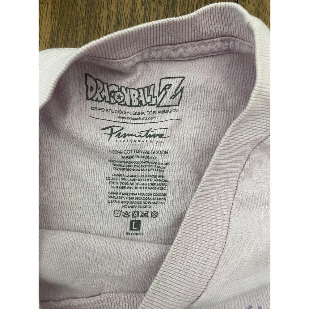 Primitive Dragon Ball Z Frieza Shirt Mens Large Pink Purple Graphic Tee Pullover